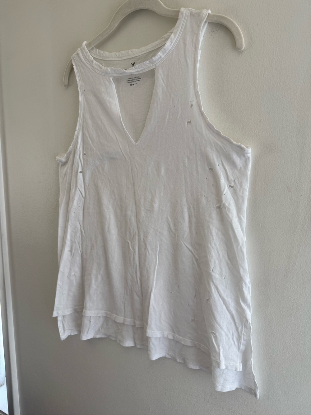 American Eagle Outfitters Distressed Sleeveless Tank M - Picture 2 of 5